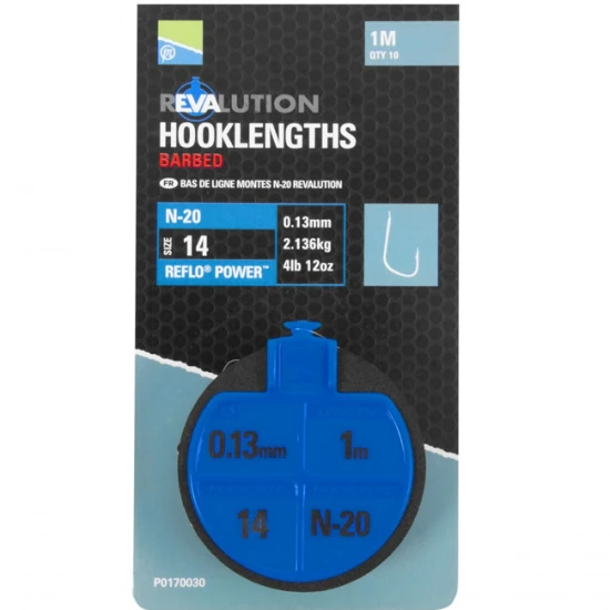 Carlige Legate Preston Revalution Hooklengths N-20 nr.12
